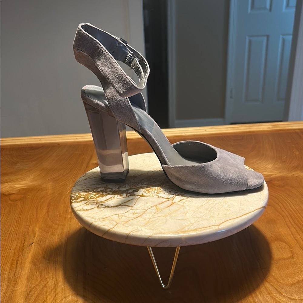 Dolce Vita Gray Slingback Heels